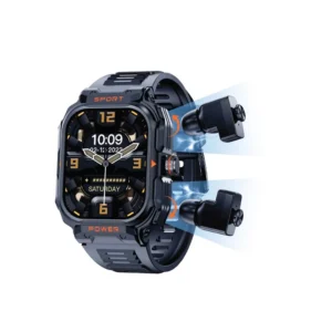 Montre intelligente TWS Green Lion Fit-Gear noir chez Mr Solde Cameroun