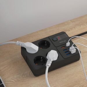 Prise de courant Green Lion 7 ports USB chez Mr Solde Cameroun