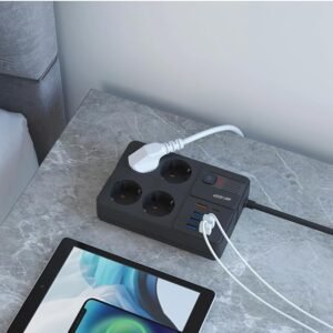 Prise de courant Green Lion 7 ports USB chez Mr Solde Cameroun