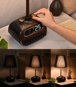 Lampe de bureau rétro Porodo avec haut-parleur Bluetooth chez Mr Solde Cameroun