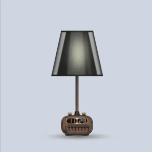 Lampe de bureau rétro Porodo avec haut-parleur Bluetooth chez Mr Solde Cameroun