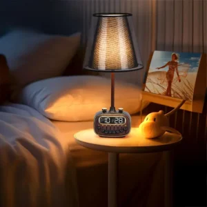 Lampe de bureau rétro Porodo avec haut-parleur Bluetooth chez Mr Solde Cameroun
