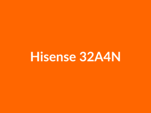 Téléviseur Hisense 32A4N 32" LED HD