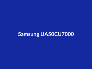 Téléviseur Samsung UA50CU7000 50" LED 4K UHD