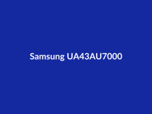 Téléviseur Samsung UA43AU7000 43" LED 4K UHD