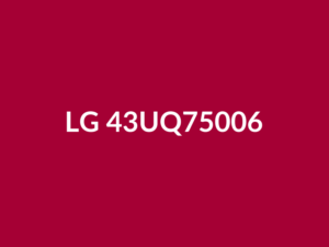 Téléviseur LG 43UQ75006 43" LED 4K UHD