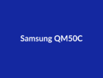 Téléviseur Samsung QM50C 50" LED lumineux 4K