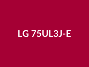 Téléviseur LG 75UL3J-E 75" LED lumineux 4K