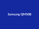 Téléviseur Samsung QM50B 50" LED lumineux 4K