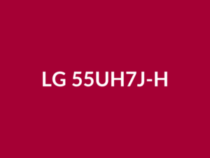 Téléviseur LG 55UH7J-H 55" LED lumineux 4K