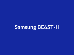 Téléviseur Samsung BE65T-H 65" LED lumineux 4K