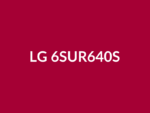 Téléviseur LG 6SUR640S 65" LED lumineux 4K