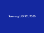 Téléviseur Samsung UE43CU7100 43" Smart TV 4K