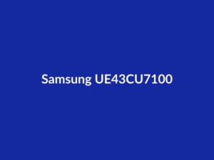 Téléviseur Samsung UE43CU7100 43" Smart TV 4K