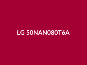 Téléviseur LG 50NAN080T6A 50" Smart TV 4K