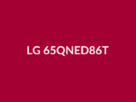 Téléviseur LG 65QNED86T 65" QLED 4K UHD