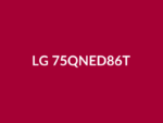 Téléviseur LG 75QNED86T 75" QLED 4K UHD
