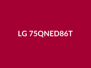 Téléviseur LG 75QNED86T 75" QLED 4K UHD