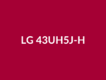 Téléviseur LG 43UH5J-H 43" LED Full HD