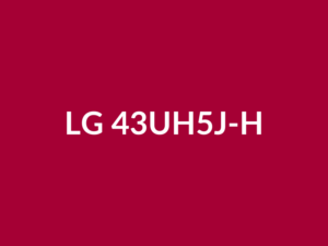 Téléviseur LG 43UH5J-H 43" LED Full HD