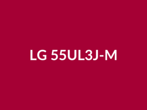 Téléviseur LG 55UL3J-M 55" LED Full HD