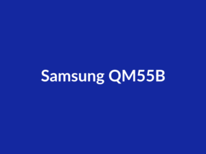 Téléviseur Samsung QM55B 55" LED 4K