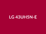 Téléviseur LG 43UH5N-E 43" Affichage dynamique 4K