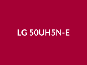 Téléviseur LG 50UH5N-E 50" Affichage dynamique 4K