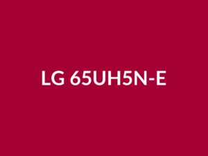 Téléviseur LG 65UH5N-E 65" Affichage dynamique 4K