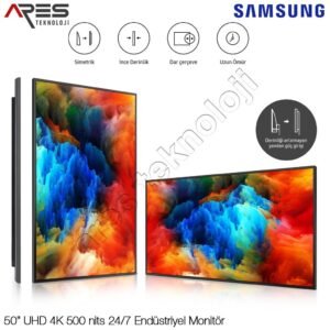 Téléviseur Samsung QM50C 50" LED lumineux 4K