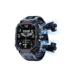 Montre intelligente TWS Green Lion Fit-Gear noir chez Mr Solde Cameroun